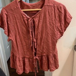 Altar’d state babydoll top size SMALL
